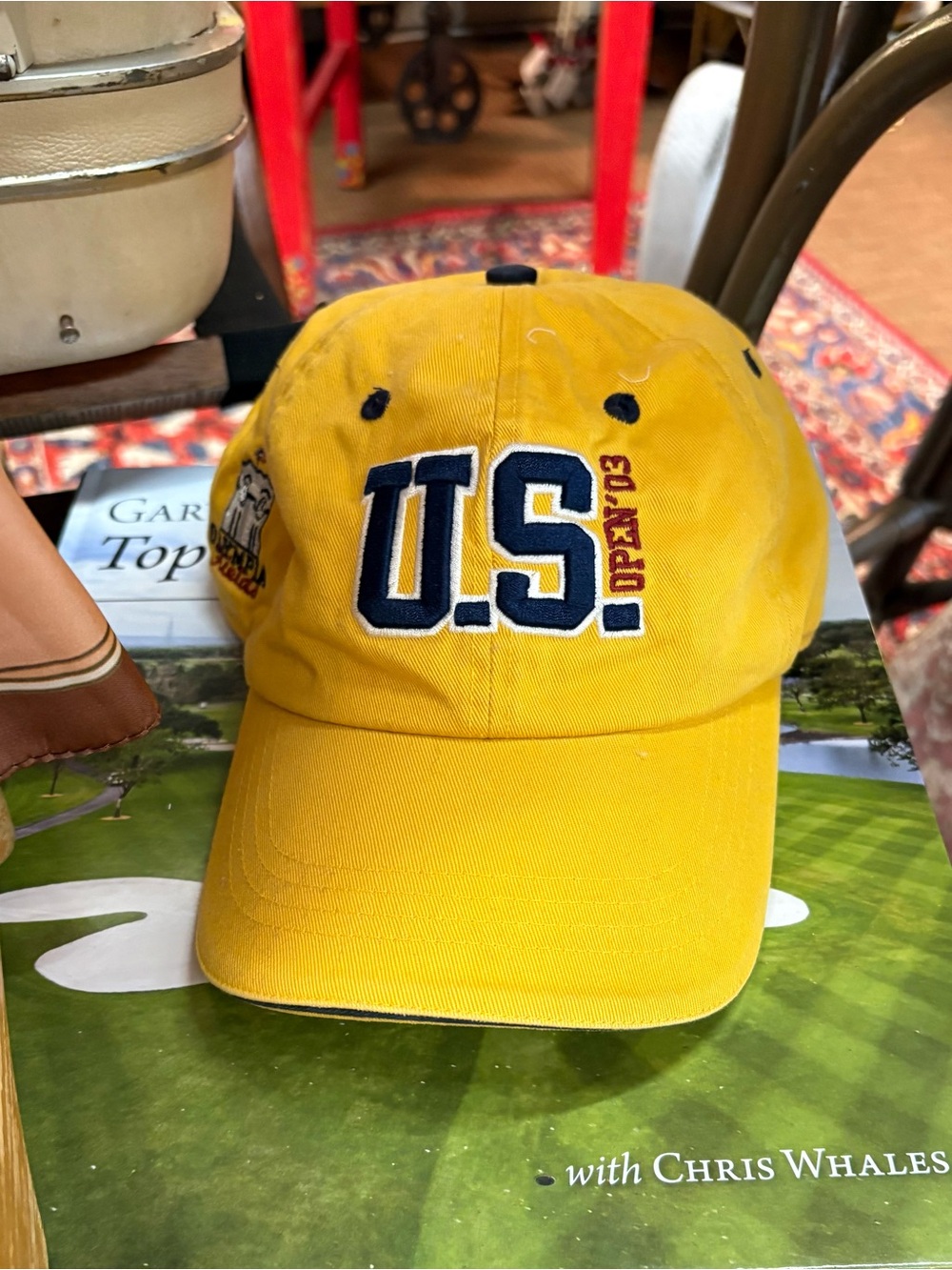 VINTAGE HEAD U.S. OPEN ‘03 Embroidered Yellow Baseball Cap